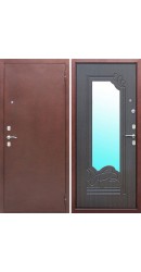 Дверь металлическая с зеркалом vr003